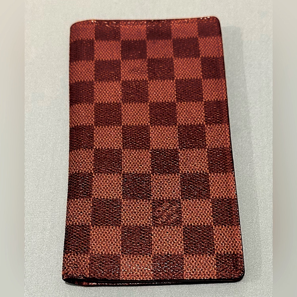 Louis Vuitton Damier Ebene Long Checkbook Wallet